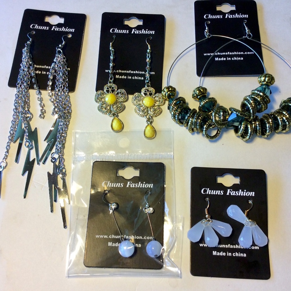 Lot of 5 overstock earrings